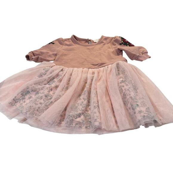 BCBGirls Other - BCBGirls Toddler 3T Mauve Floral Design Dress